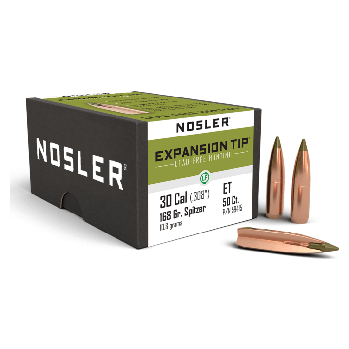 Nosler E-Tip ET - 30 168g SP b695 (50ct) Bullets 59415