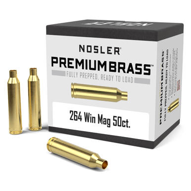 Nosler Premium Brass Box - 264 Win Mag (50ct) 11234 - nosler