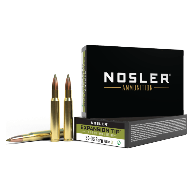 Nosler E-Tip ETA - 30-06 Sprg 168g ET SP (20ct) Ammunition 40036