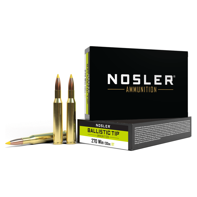 Nosler Ballistic Tip BTA - 270 Win 130g BT SP (20ct) Ammunition 40062