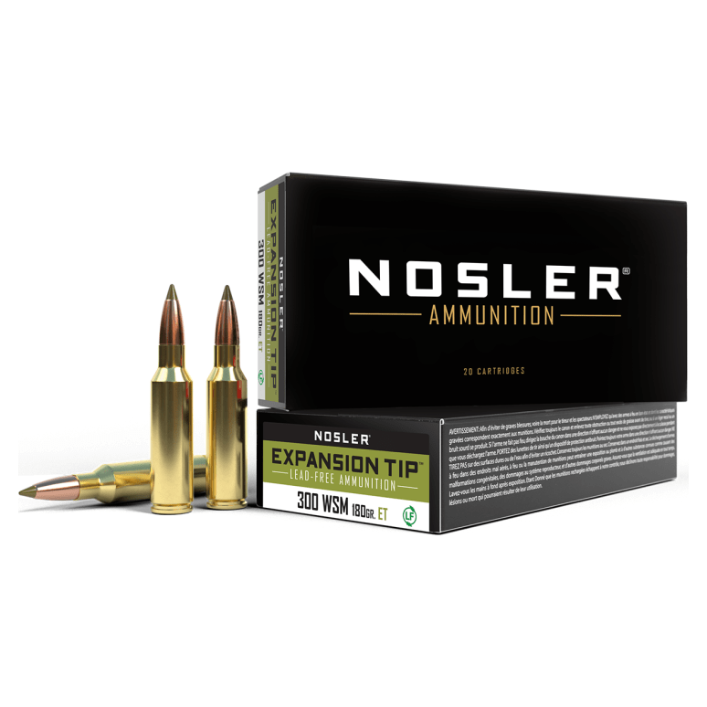 Nosler E-Tip ETA - 300 WSM 180g ET SP (20ct) Ammunition 40152