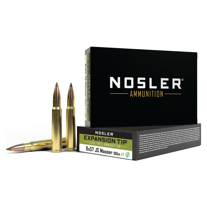 Nosler E-Tip ETA - 8x57 JS Mauser 180g ET SP (20ct) Ammunition 40643
