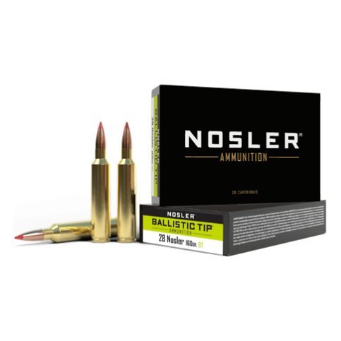 Nosler Ballistic Tip BTA - 28 Nosler 160g BT SP (20ct) Ammunition 43463