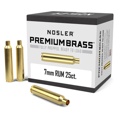 Nosler Premium Brass Box - 7mm RUM (25ct) 10188 - nosler