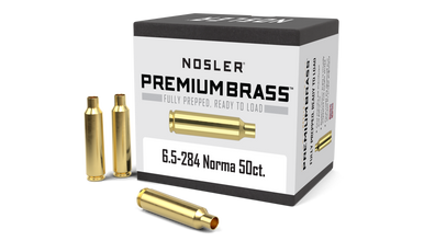 Nosler Premium Brass Box - 6.5-284 Norma (50ct) 10190 - nosler