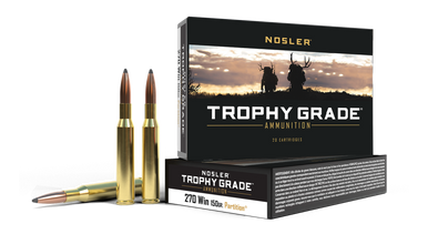 Nosler Trophy Grade TGA - 270 Win 150g PT SP (20ct) Ammunition 61235 - nosler
