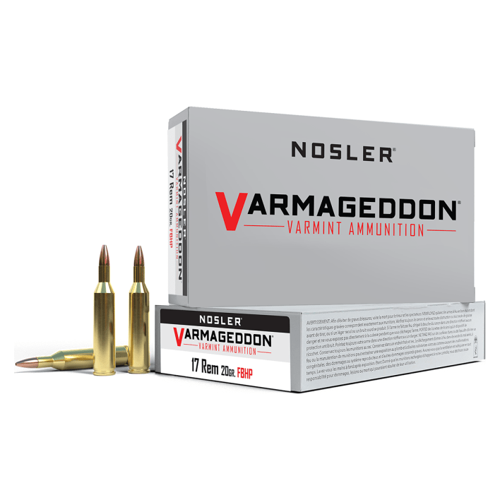 Nosler Varmageddon VGA - 17 Rem 20g VG HPFB (20ct) Ammunition 65100