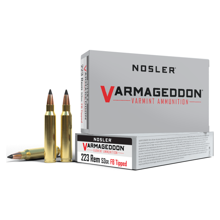 nosler Nosler Varmageddon VGA - 223 Rem 53g VG FBT (20ct) Ammunition 65139 - $34.99 at EuroOptic