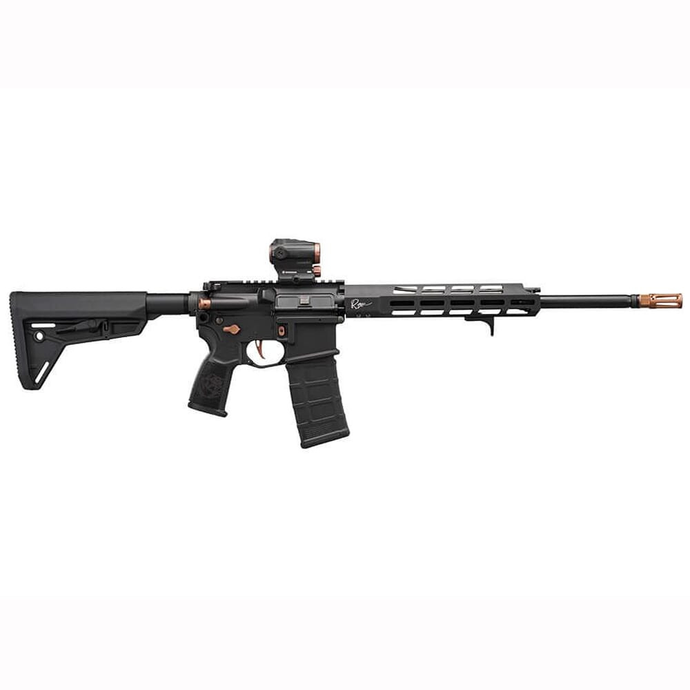 Sig Sauer SigM400 5.56 NATO Rifle 16in Bbl Rose Blk Semi Romeo5X 2 Tele Stock AL MLOK HG (2) 10rd Pl Mag RM400-16B-ROSE-R5X2-10