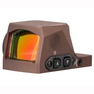 Sig Sauer Romeo-X Reflex Sight Enclosed Pro Footprint Circle Dot FDE SORX1302 - Sig Sauer
