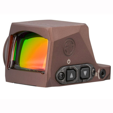 Sig Sauer Romeo-X Reflex Sight Enclosed Compact Footprint Circle Dot FDE SORX1402 - Sig Sauer