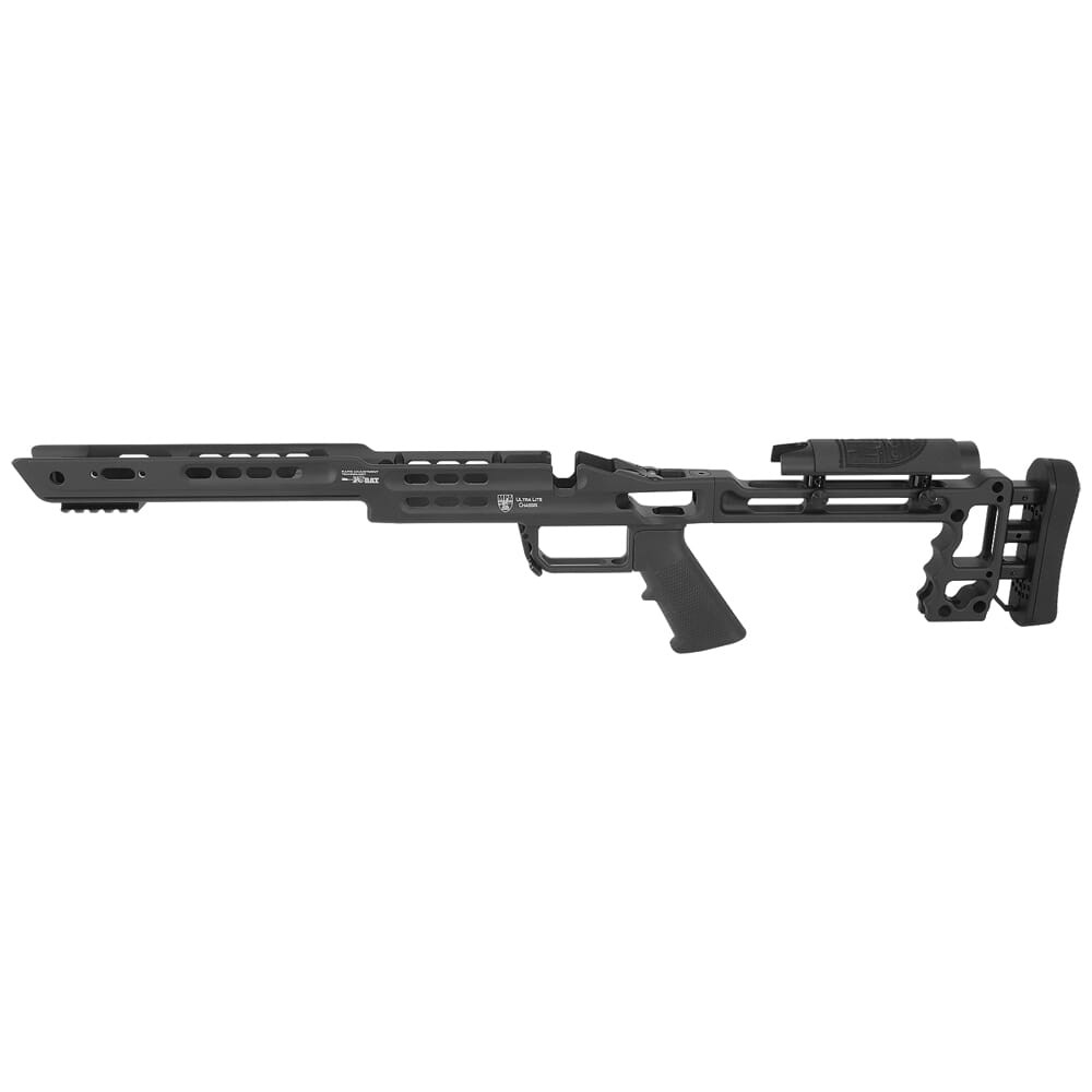 Masterpiece Arms Remington LA LH Black Ultra Lite Chassis ULCHASSISREMLA-BLK-LH-21 - Masterpiece Arms