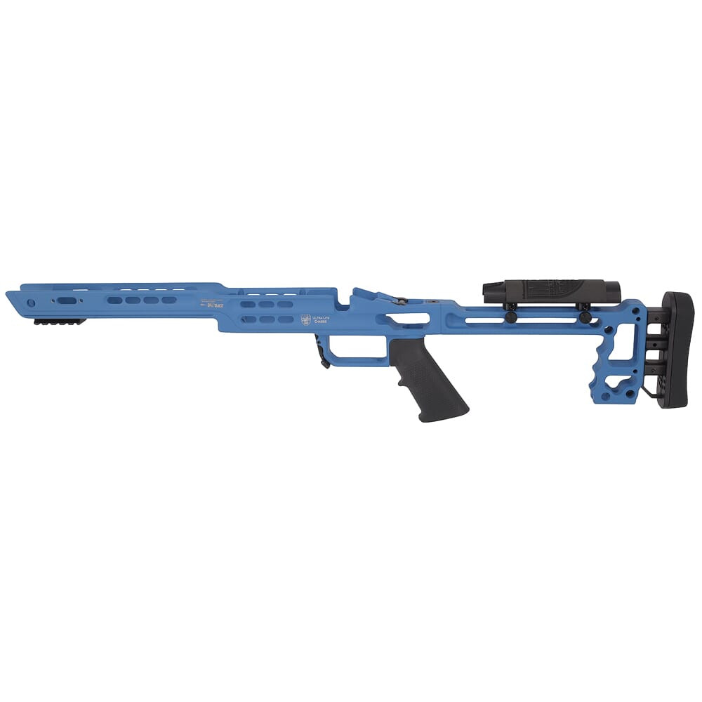Masterpiece Arms Remington LA LH NRA Blue Ultra Lite Chassis ULCHASSISREMLA-BLU-LH-21 - Masterpiece Arms
