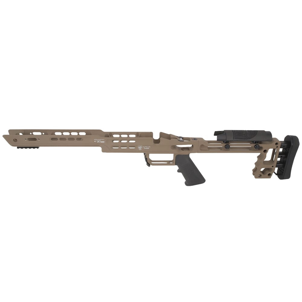 Masterpiece Arms Remington LA LH Flat Dark Earth Ultra Lite Chassis ULCHASSISREMLA-FDE-LH-21 - Masterpiece Arms