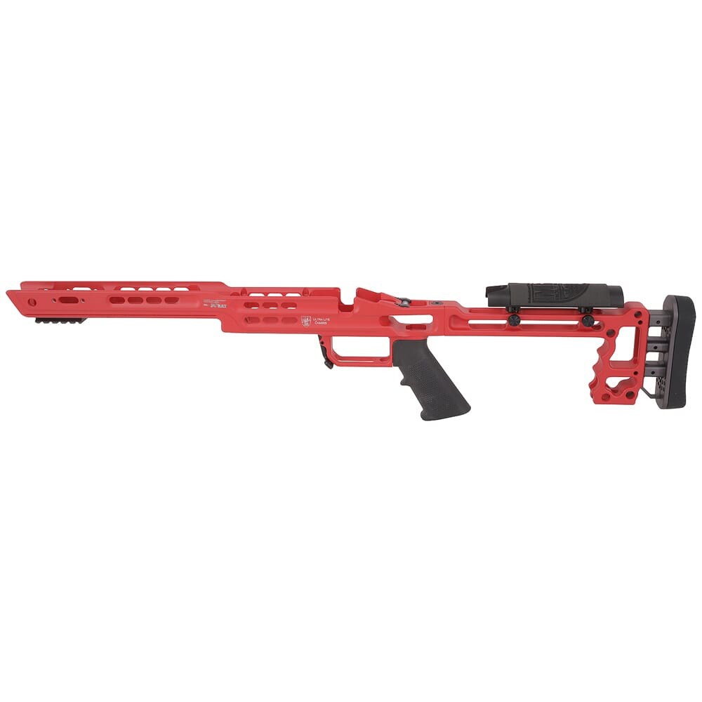Masterpiece Arms Remington LA LH USMC Red Ultra Lite Chassis ULCHASSISREMLA-RED-LH-21 - Masterpiece Arms