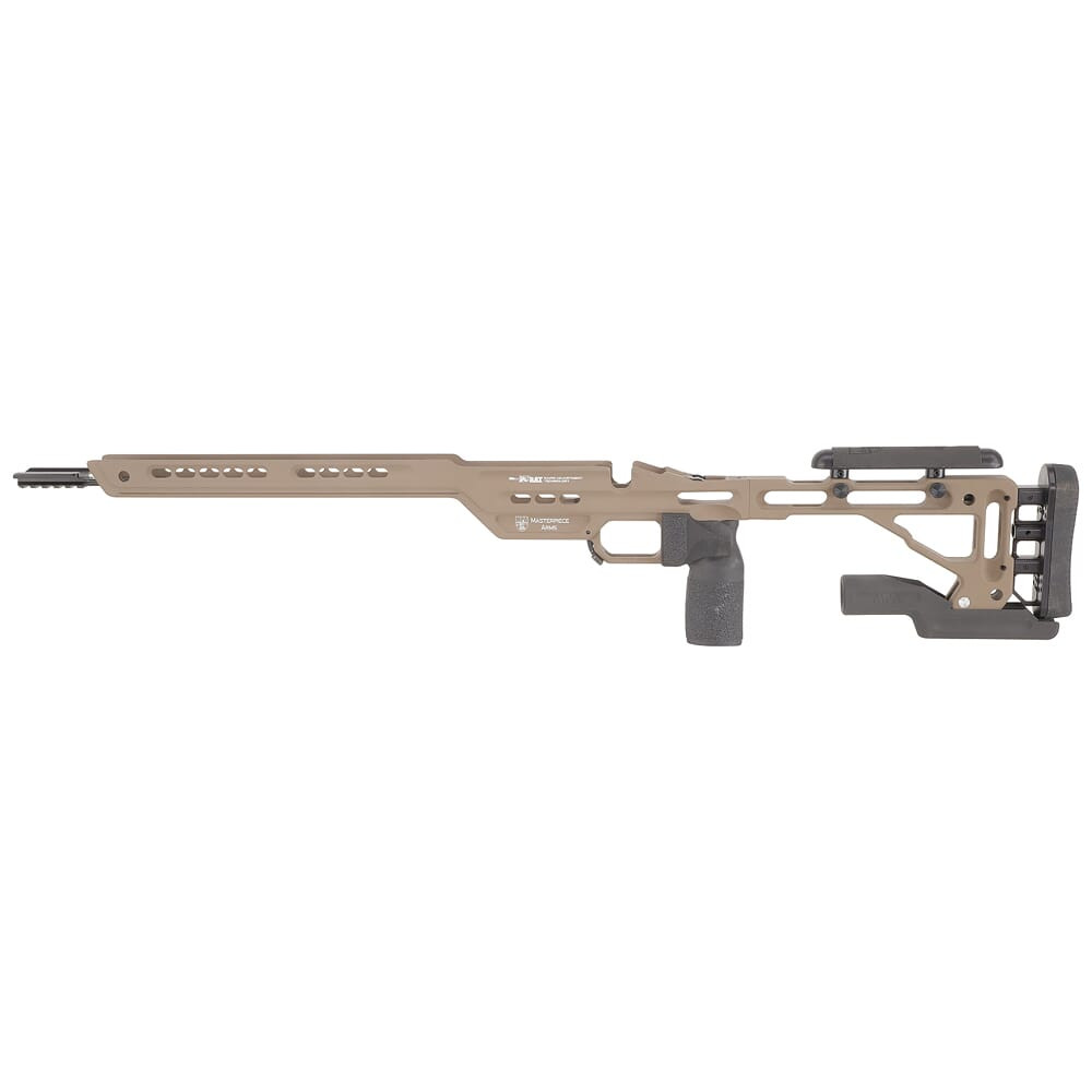 Masterpiece Arms Remington LA LH Flat Dark Earth Hybrid Chassis HYBCHASSISREMLA-FDE-LH-21 - Masterpiece Arms