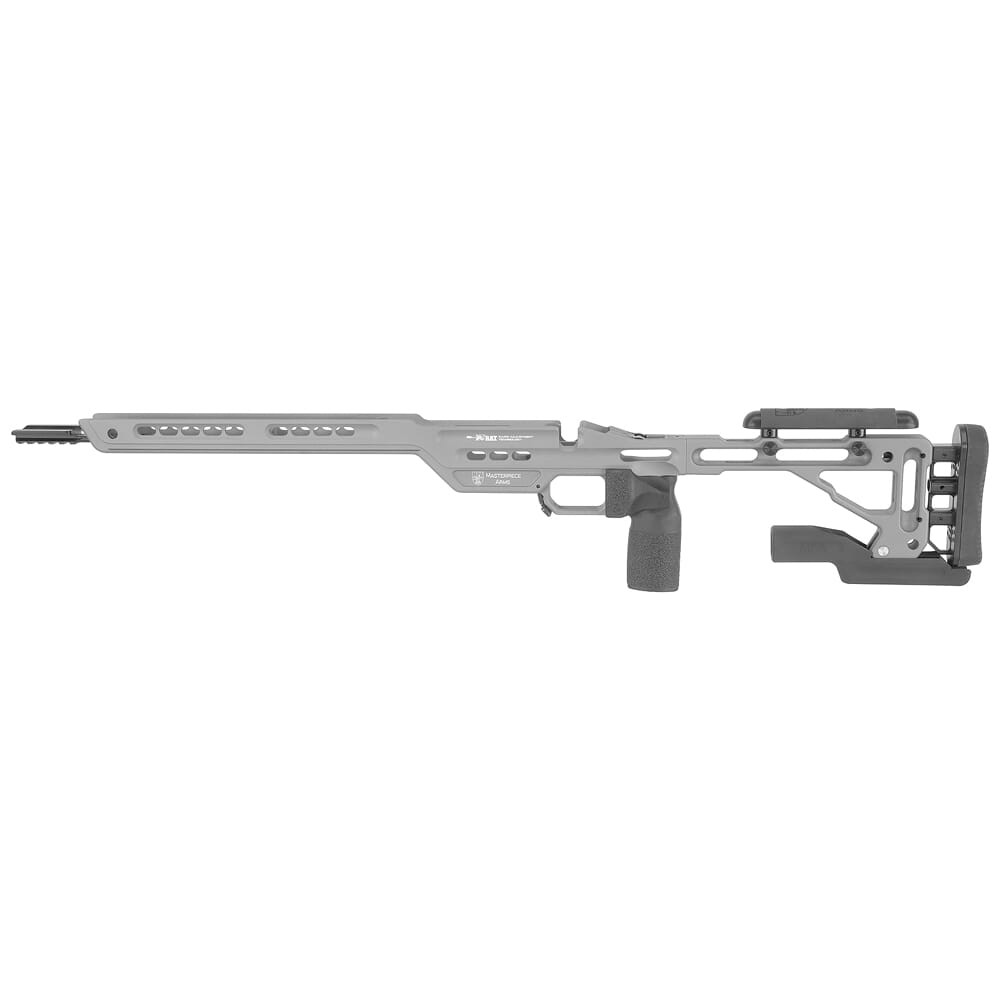 Masterpiece Arms Remington LA LH Gunmetal Hybrid Chassis HYBCHASSISREMLA-GNM-LH-21 - Masterpiece Arms