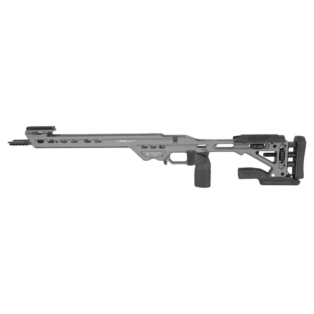 Masterpiece Arms Tikka SA LH Black Competition Chassis COMPCHASSISTIKSA-BLK-LH-21 - Masterpiece Arms