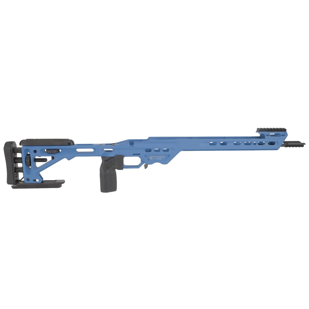 Masterpiece Arms Tikka SA RH NRA Blue Competition Chassis COMPCHASSISTIKSA-BLU-RH-21 - Masterpiece Arms