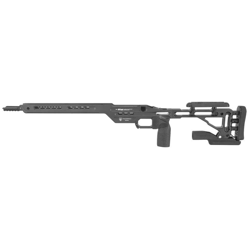 Masterpiece Arms Remington SA LH Black Hybrid Chassis HYBCHASSISREMSA-BLK-LH-21 - Masterpiece Arms
