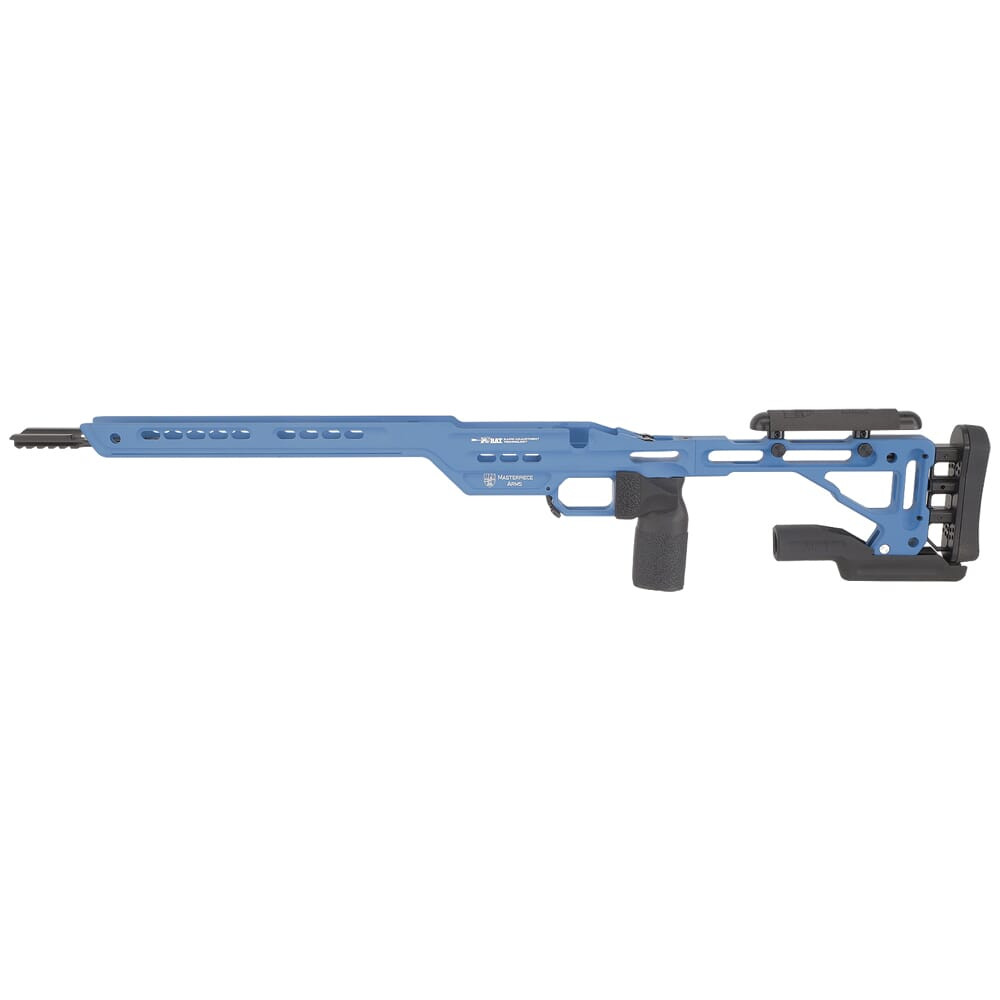 Masterpiece Arms Remington SA LH NRA Blue Hybrid Chassis HYBCHASSISREMSA-BLU-LH-21 - Masterpiece Arms