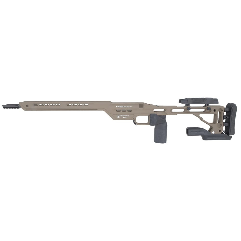 Masterpiece Arms Remington SA LH Flat Dark Earth Hybrid Chassis HYBCHASSISREMSA-FDE-LH-21 - Masterpiece Arms