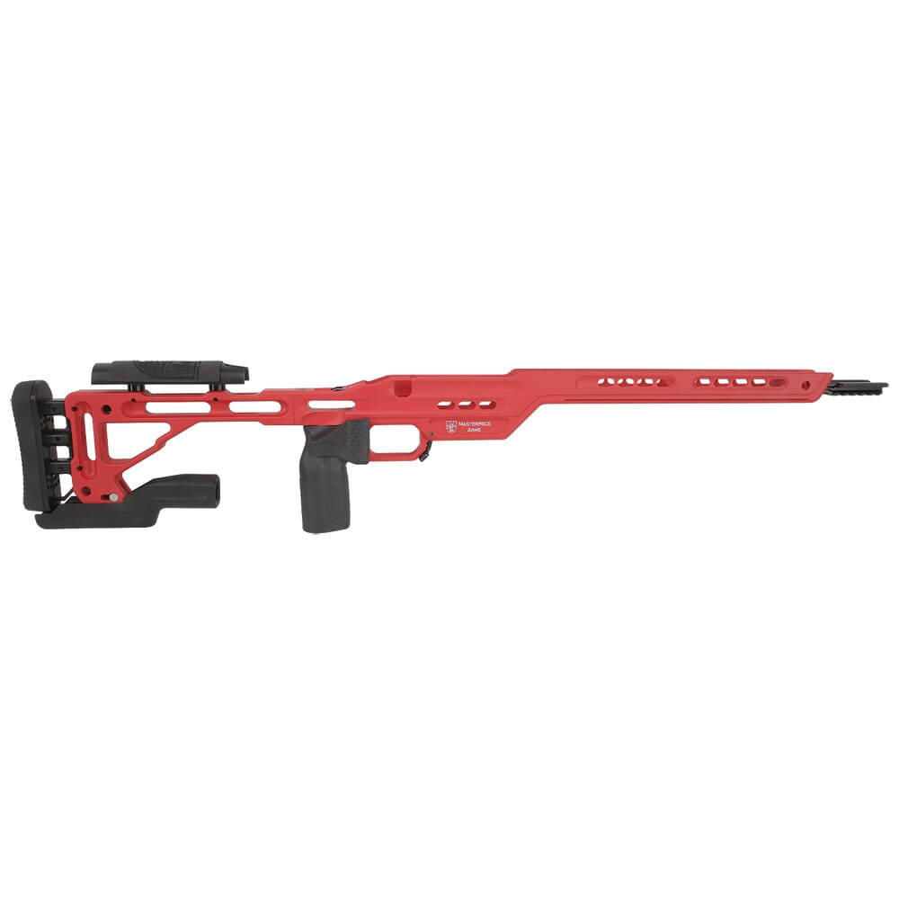Masterpiece Arms Remington SA RH USMC Red Hybrid Chassis HYBCHASSISREMSA-RED-RH-21 - Masterpiece Arms