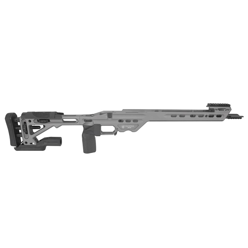 Masterpiece Arms Remington LA RH Gunmetal Competition Chassis COMPCHASSISREMLA-GNM-RH-21 - Masterpiece Arms