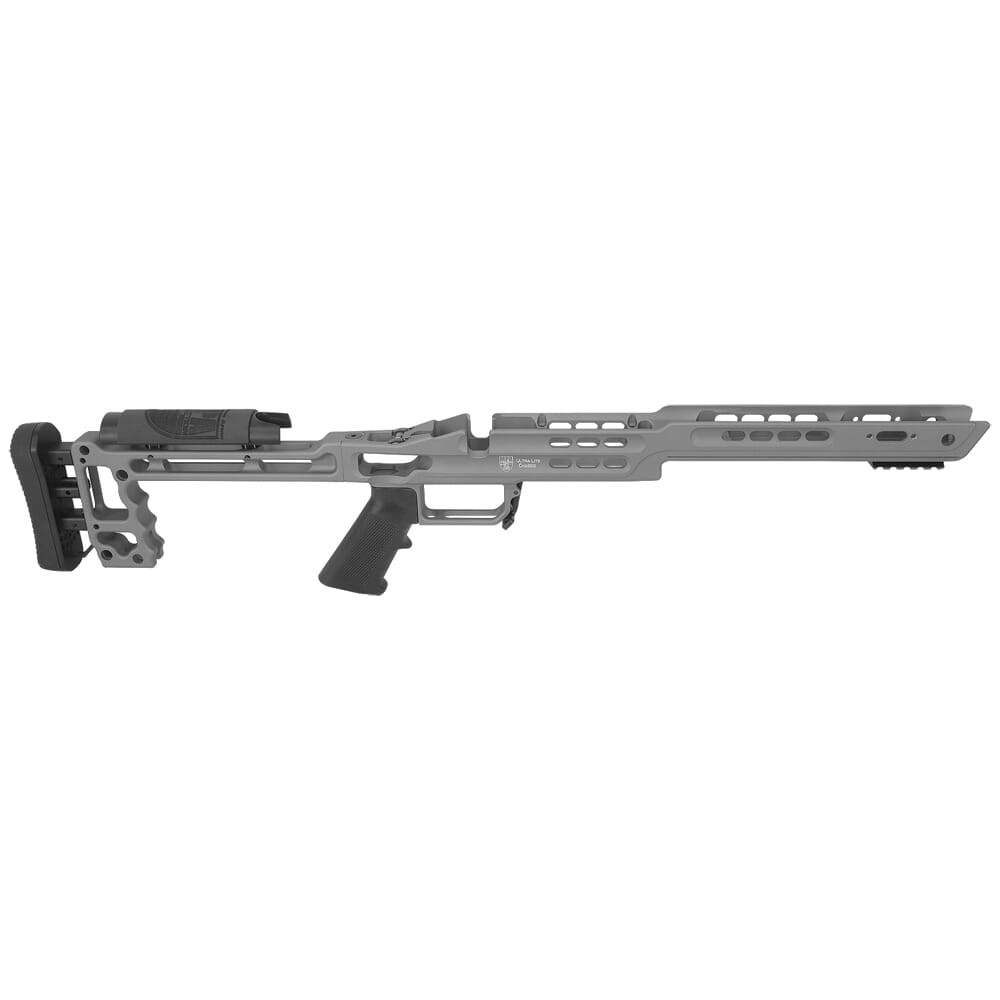 Masterpiece Arms Remington LA RH Gunmetal Ultra Lite Chassis ULCHASSISREMLA-GNM-21 - Masterpiece Arms