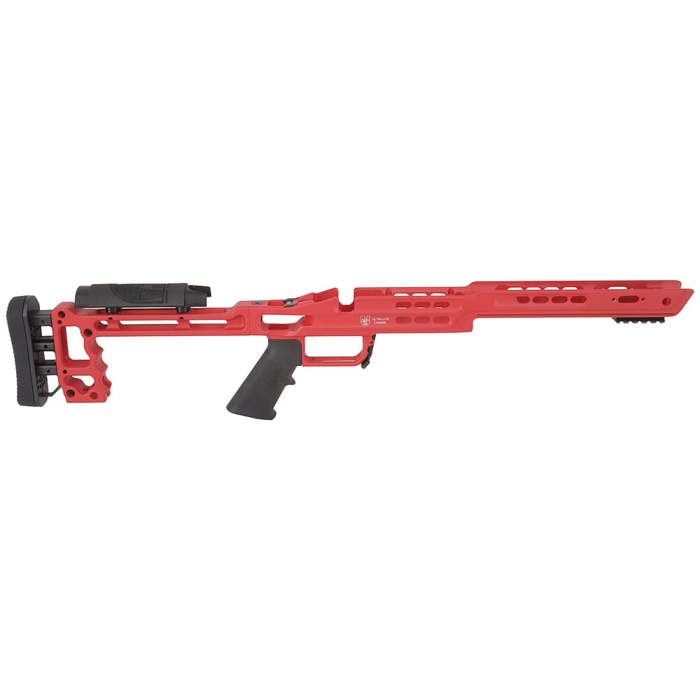 Masterpiece Arms Remington LA RH USMC Red Ultra Lite Chassis ULCHASSISREMLA-RED-21 - Masterpiece Arms