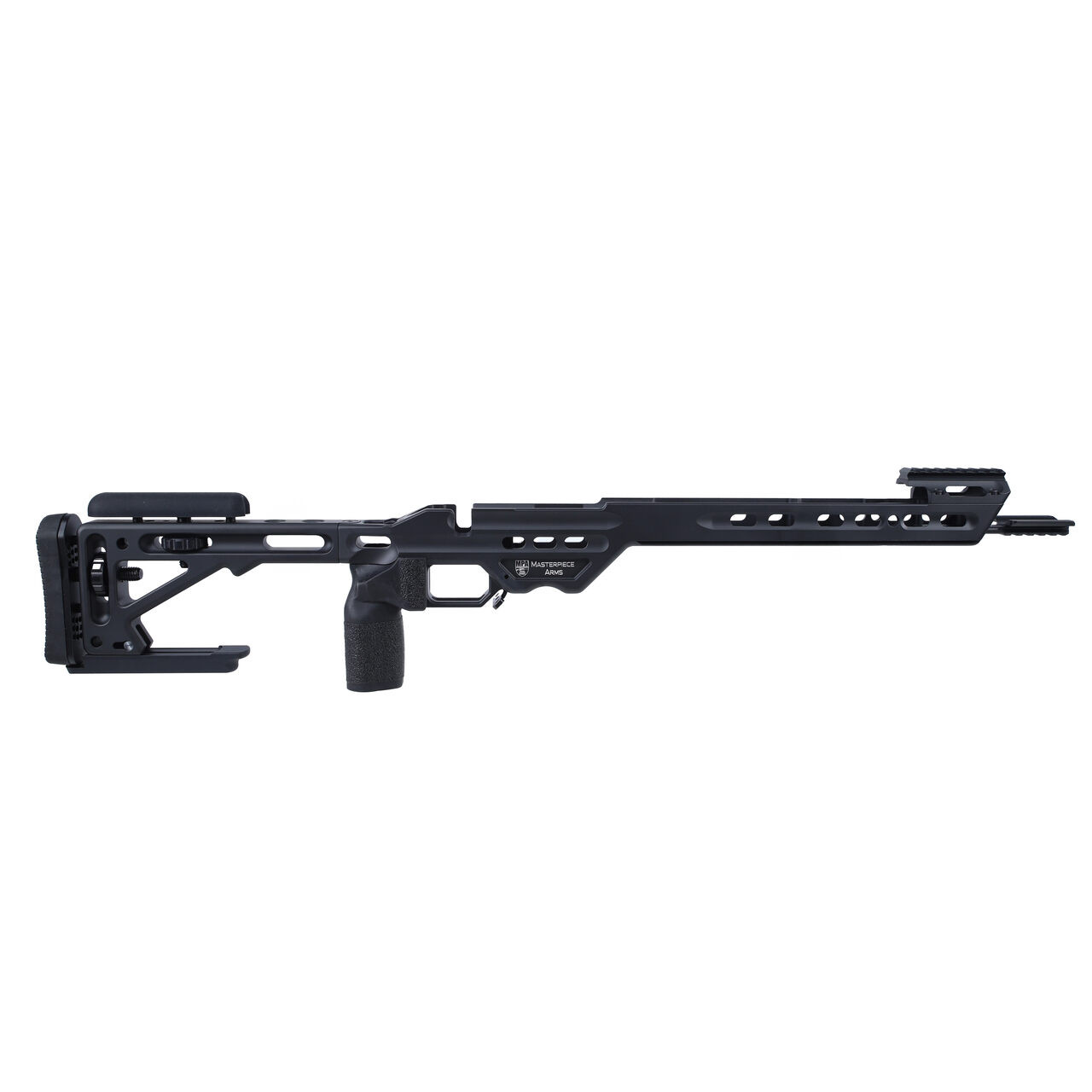 Masterpiece Arms Howa SA LH Black Competition Chassis COMPCHASSISHOWASA-BLK-LH-21 - Masterpiece Arms