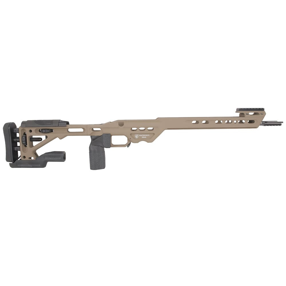 Masterpiece Arms Remington SA RH Flat Dark Earth Competition Chassis COMPCHASSISREMSA-FDE-RH-21 - Masterpiece Arms