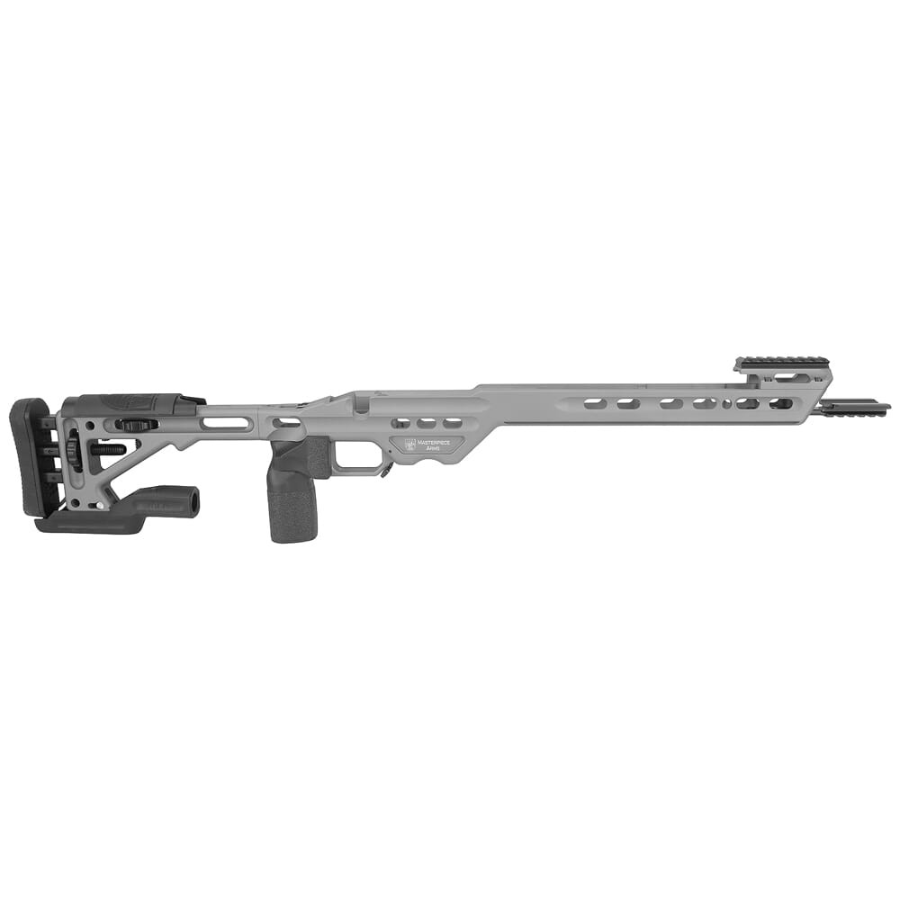 Masterpiece Arms Remington SA RH Gunmetal Competition Chassis COMPCHASSISREMSA-GNM-RH-21 - Masterpiece Arms
