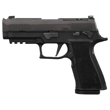 Sig Sauer P320 10mm 3.8in X-Series Blk Striker X-Ray 3 Mod Poly Grip (2) 15rd Mag Optic Ready Manual Safety Compensator 320XCA-10-COMP-MS - Sig Sauer