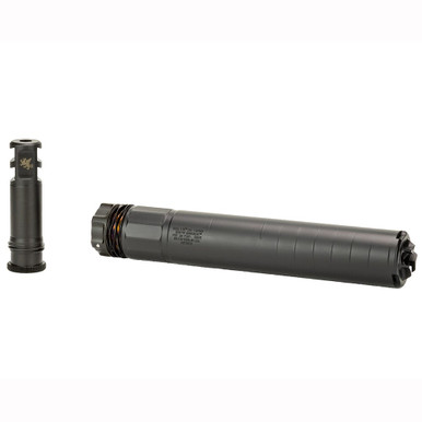 Griffin Armament DUAL-LOK PSR 7.62mm Suppressor, Fixed Mount, Black GADLPSR762-W - Griffin Armament