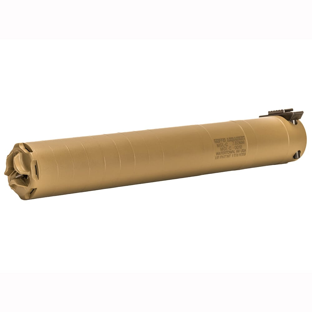 Griffin Armament Gate-LOK Suppressor, FDE, GAMGLCFDE-W - Griffin Armament