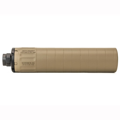 Griffin Armament Sportsman Ultra Light 36 HD Suppressor, 5/8x24, FDE, GASUL36HDFDE-W - Griffin Armament
