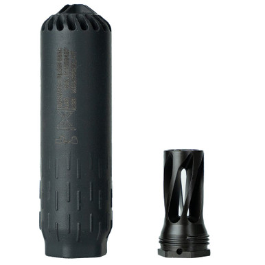 HUXWRX Flow 556K Suppressor with Flash Hider Kit, Black 2449 - huxwrx