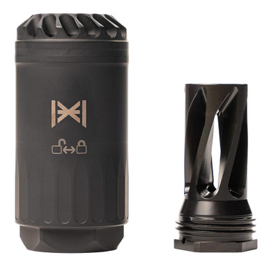 HUXWRX Blastphemy + Flash Hider 556 1/2x28 Black Accessory 3063 - huxwrx