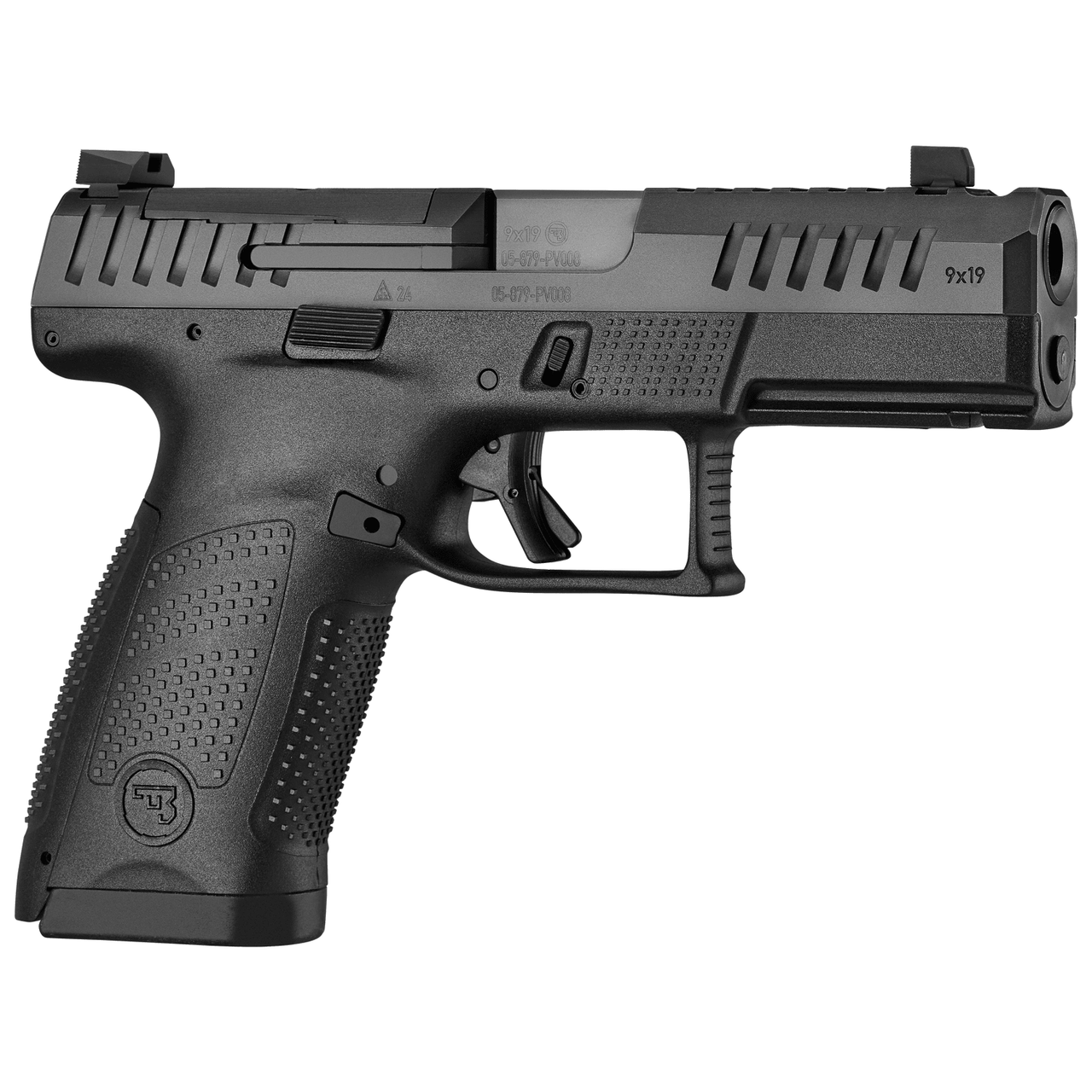 CZ-USA CZ-USA P-10 C OR PORTED 9X19 4" Bbl 15 rd Blk Handgun w/Polymer Frame, Integrated Compensator,Nocturne-Style Sights 91578 - $509.99 at EuroOptic