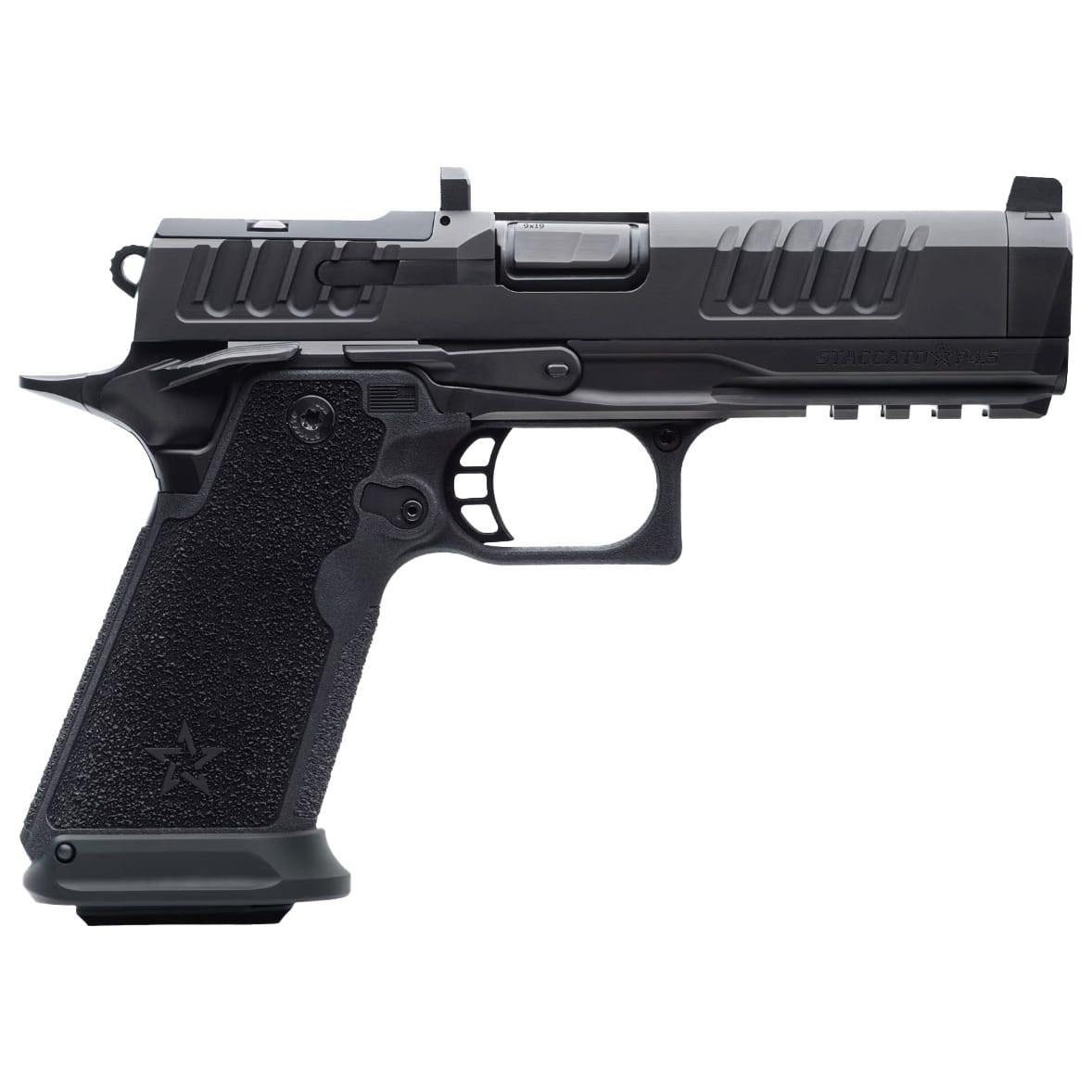 staccato Staccato Preferred HD P4.5 9mm DLC Barrel Trijicon Night Sight DLC/DLC Finish 3x Mags (Magwell) 20-2300-000106 - $2899.00 at EuroOptic