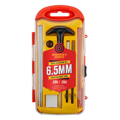 Shooter's Choice 6.5mm Rifle Cleaning Kit, Aluminum, SHF-SRK-65 - shooter's choice
