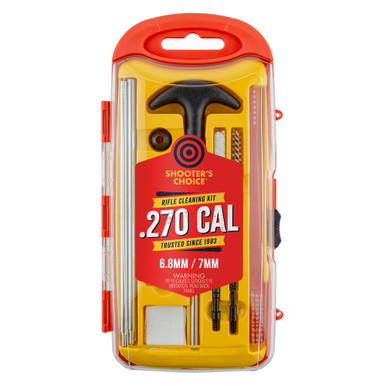 Shooter's Choice .270 Cal Aluminum Rifle Cleaning Kit SHF-SRK-270 - shooter's choice