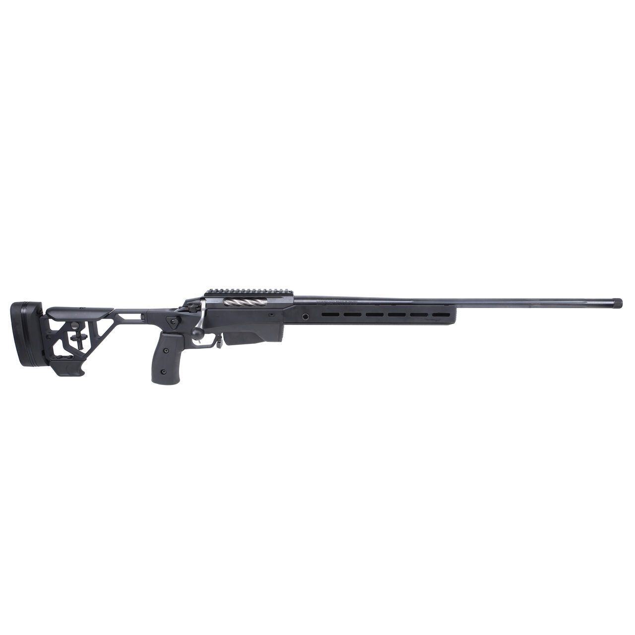 Tikka T3X Ace Game Blued Steel 223 REM NS 24.3 Fluted BBL 1:1/8 5/8x24 TPI RH 5RD Alum ADJ CHK / Anodized J03152