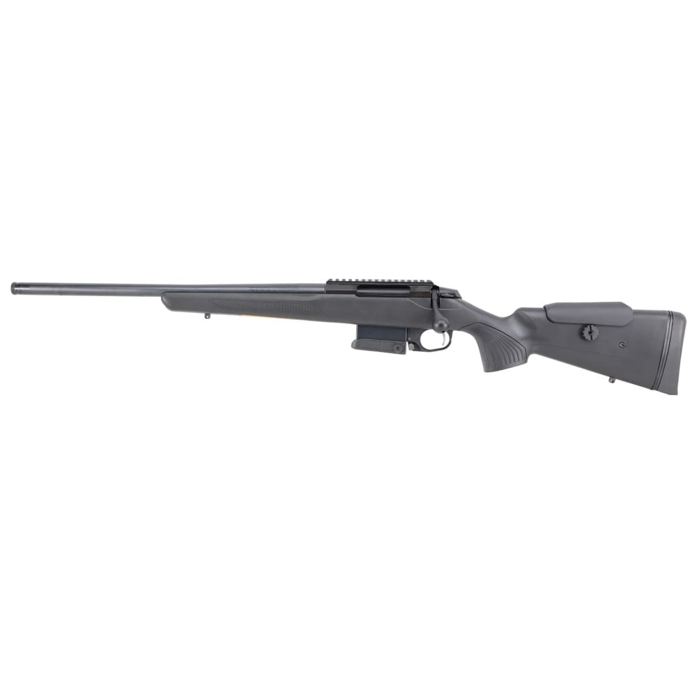Tikka T3X Ctr Matte Blued Steel 223 REM NS 20 BBL 1:1/8 5/8x24 TPI LH 10RD Synth ADJ CHK / Black J03156 - Tikka