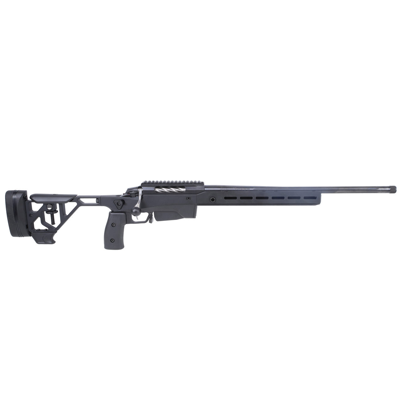 Tikka T3X Ace Game Blued Steel 22-250 REM NS 20 Fluted BBL 1:1/14 5/8x24 TPI RH 5RD Alum ADJ CHK / Anodized J03159 - Tikka