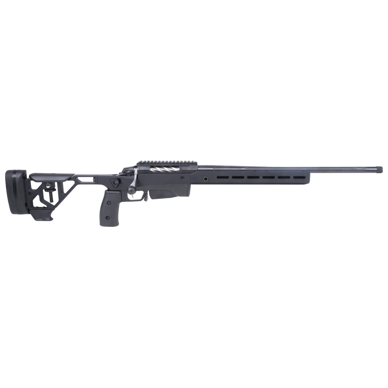 Tikka T3X Ace Game Blued Steel 6.5 Creedmoor NS 20 Fluted BBL 1:1/8 5/8x24 TPI RH 5RD Alum ADJ CHK / Anodized J03340 - Tikka