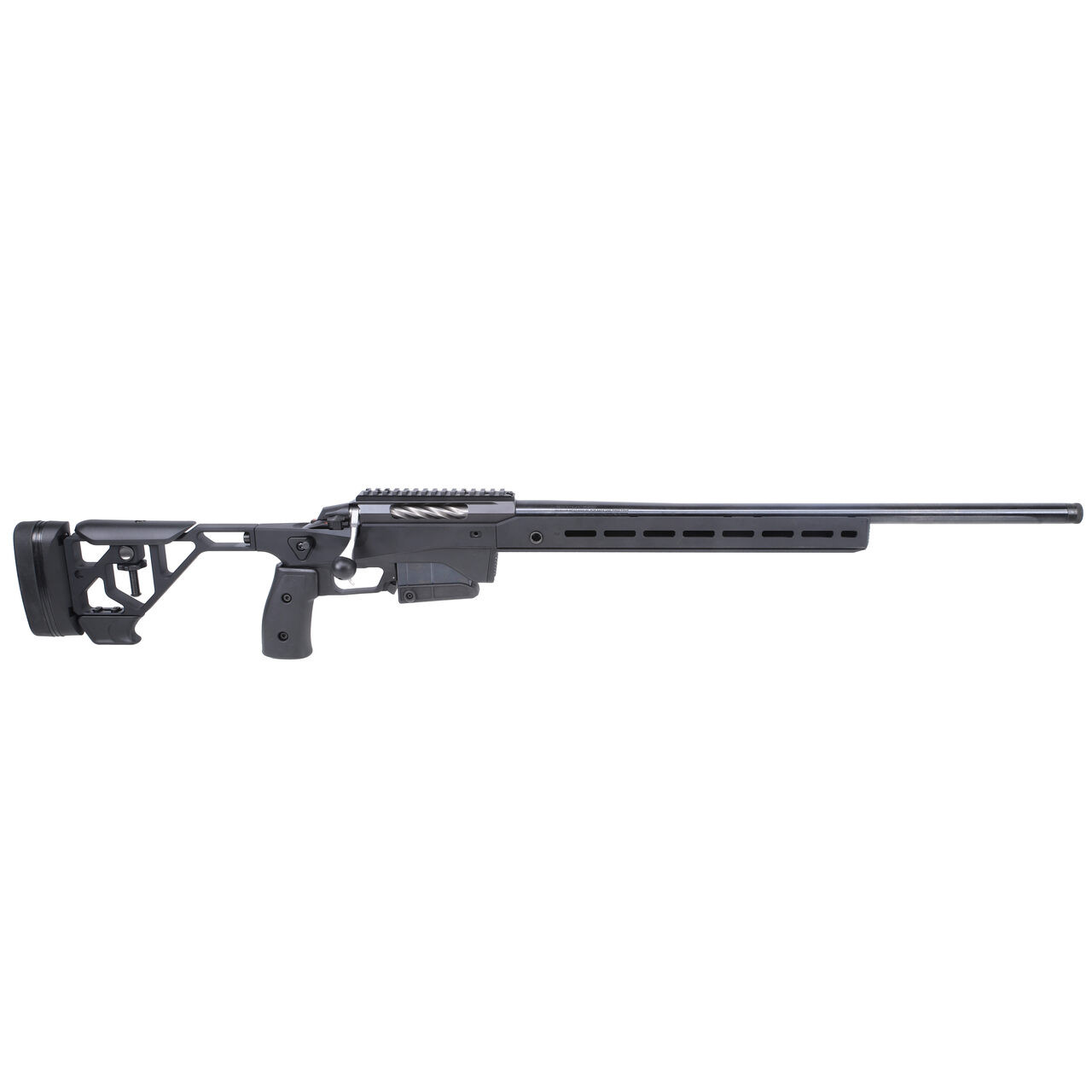 Tikka T3X Ace Target Black Steel 6.5 Creedmoor NS 23.7 BBL 1:1/8 5/8x24 TPI RH 2-stage 10RD Alum ADJ CHK / Anodized J03341 - Tikka