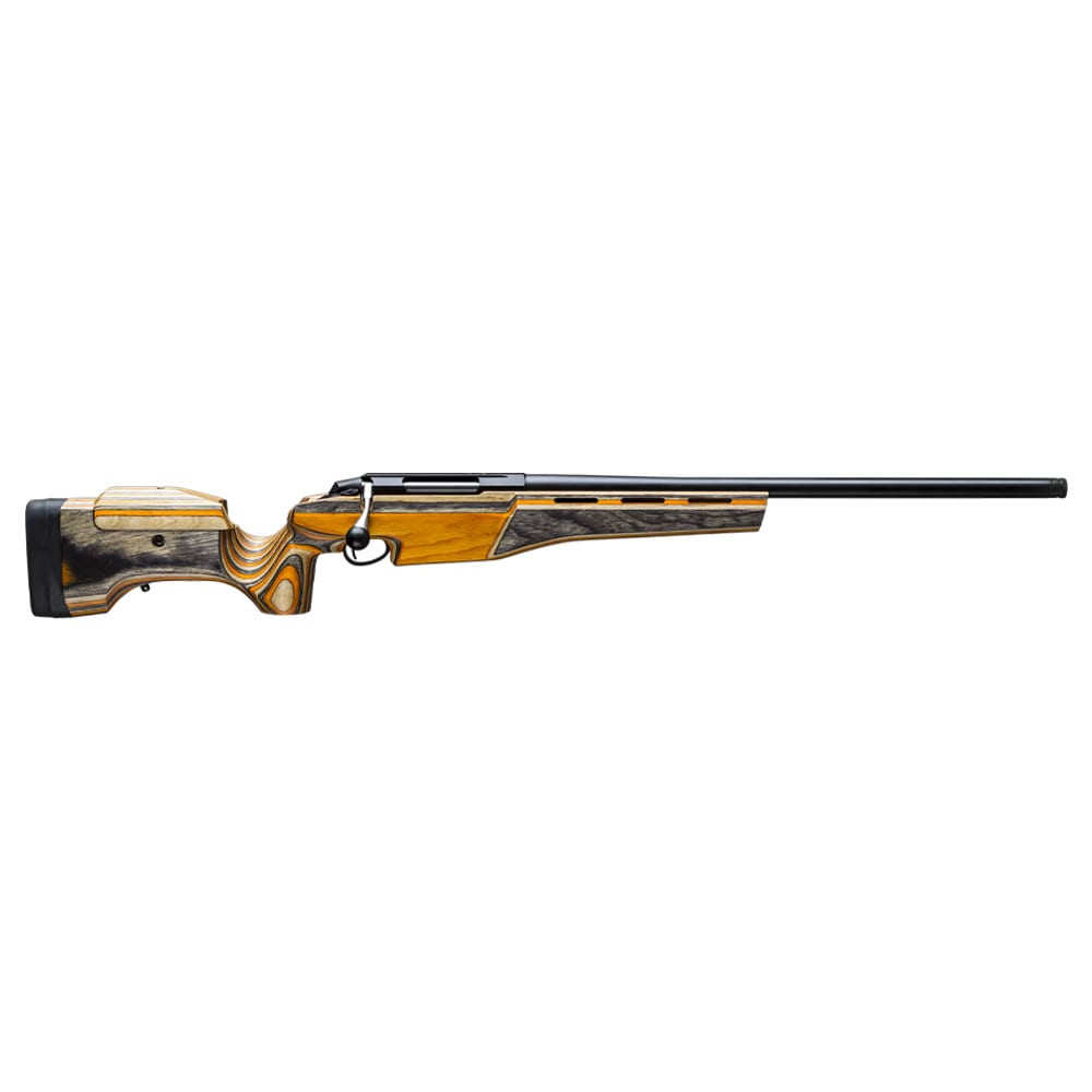 Tikka T3X Sporter Blued Steel 6.5 Creedmoor NS 20 BBL 1:1/8 M18X1 TPI RH 5RD Laminate ADJ CHK / Oiled Orange J03355 - Tikka