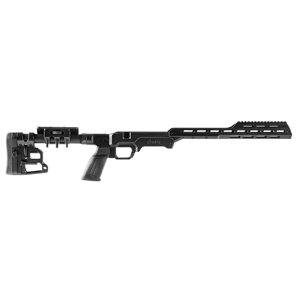 MDT LSS Gen3 Ruger M77 SA RH Tactical BLK Chassis System 115043-BLK in Black - MDT